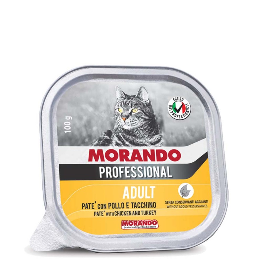 MORANDO PROFESSIONAL CAT ΚΟΤΟΠΟΥΛΟ & ΓΑΛΟΠΟΥΛΑ 100 GR ΥΓΡΗ ΤΡΟΦΗ