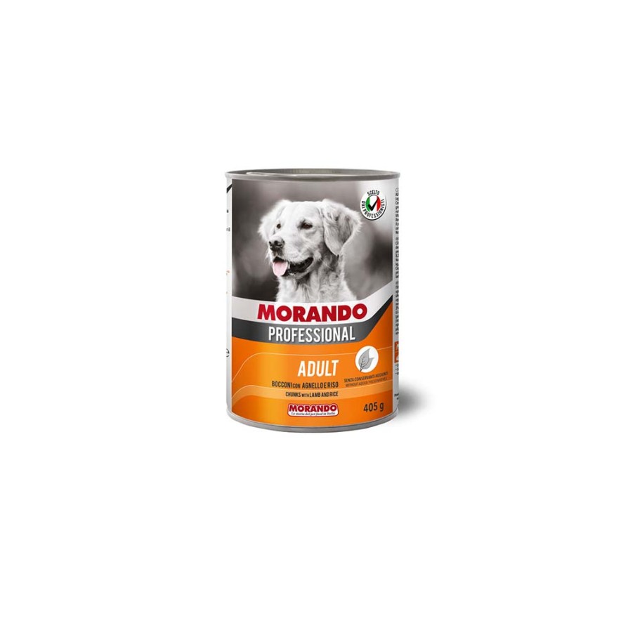 MIGLIOR CANE ΚΟΜΜΑΤΑΚΙΑ ΑΡΝΙ & ΡΥΖΙ 405GR MORANDO