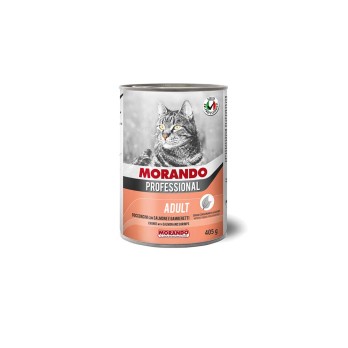 MORANDO PROFESSIONAL CAT Κομματάκια σε Σάλτσα με Γαριδές & Σολομό 405gr