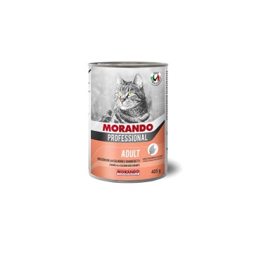 MORANDO PROFESSIONAL CAT Κομματάκια σε Σάλτσα με Γαριδές & Σολομό 405gr
