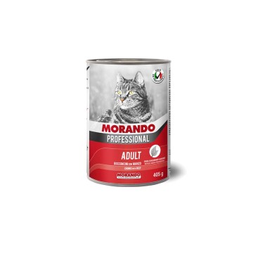 MORANDO PROFESSIONAL CAT Κομματάκια σε Σάλτσα με Βοδινό 405gr
