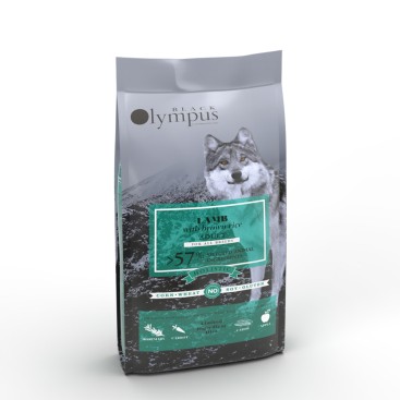 BLACK OLYMPUS L.G. MEDIUM ADULT με Αρνί & Καστανό Ρύζι 2KG