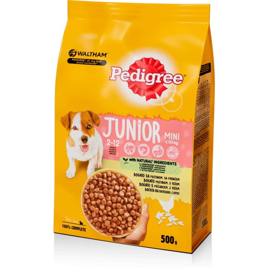 PED Dry PtVg Complete Junior Small Dog 500g Single PEDIGREE