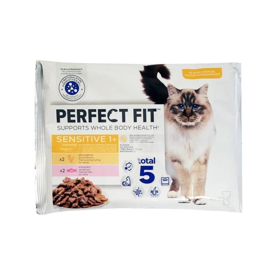 PERFECT FIT STERILISED SENSITIVE MIX 4x85g PERFECT FIT