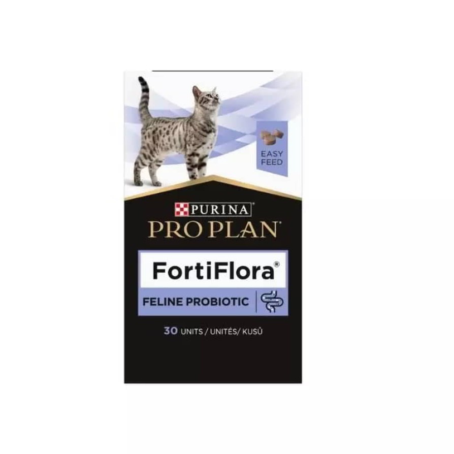 PPVD FORTIFLORA Feline CAT 30ΜΑΣΩΜΕΝΑ ΔΙΣΚΙΑ 15GR PRO PLAN