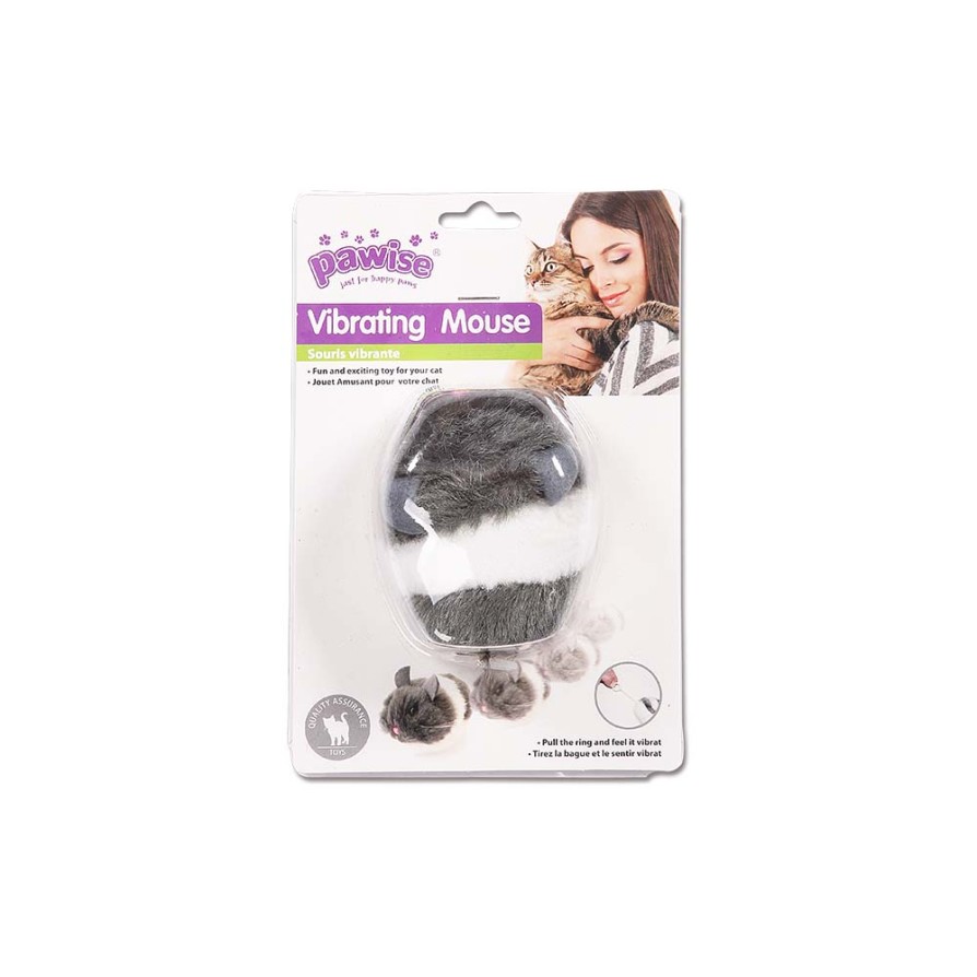 PW Παιχνίδι Γάτας Vibrating Mouse PAWISE