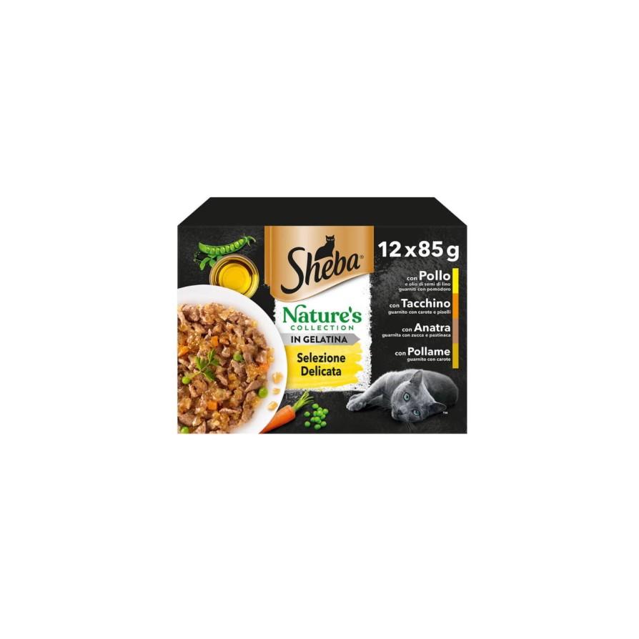 SHE NAT. COLL. ΦΑΚ. ΠΟΥΛ ΖΕΛΕ 12x85g SHEBA