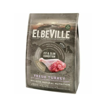 ELBEVILLE Adult All Breeds Fresh Turkey Fit and Slim Condition 4 kg ELBEVILLE Adult All Breeds Fresh Turkey Fit and Slim Condition 4 kg