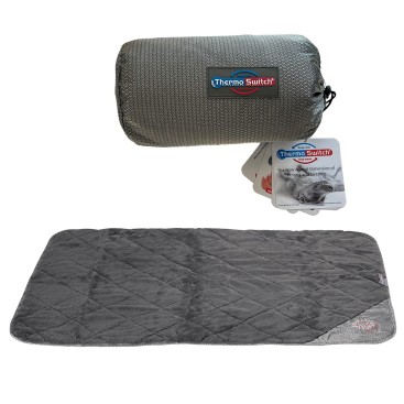 ThermoSwitch ΚΟΥΒΕΡΤΑ SAMOS ΑΣΗΜΙ-ΓΚΡΙ S/M 100x65cm