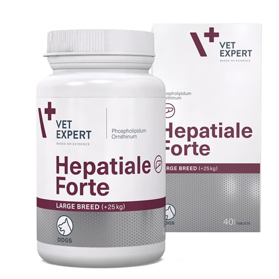 HEPATIALE FORTE LARGE BREED DOG 40 TABS VET EXPERT