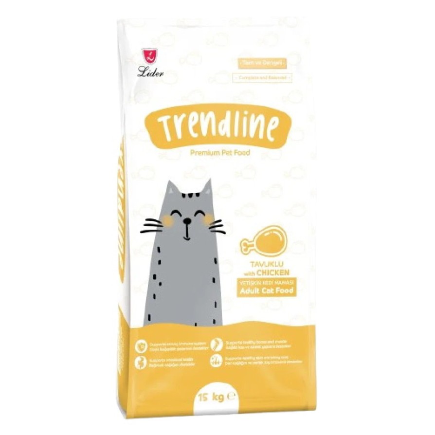 TRENDLINE ADULT CAT CHICKEN 15KG ΞΗΡΑ ΤΡΟΦΗ
