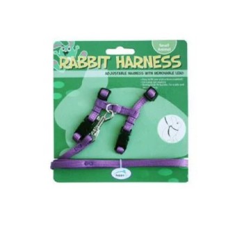 RABBIT HARNESS & LEAD SET PURPLE