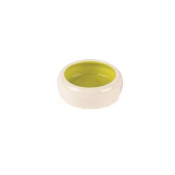 ANTI-SPLASH CERAMIC PET BOWL GREEN