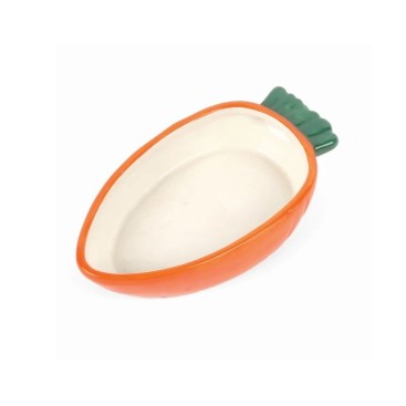 CARROT CERAMIC PET BOWL