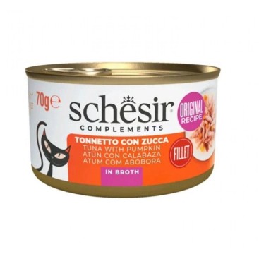 SCHESIR Cat Broth Τόνος με Κολοκύθα 70gr