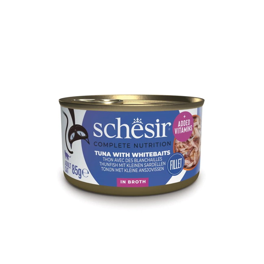 SCHESIR CAT NAT ΤΟΝΟΣ ΚΑΙ ΑΘΕΡΙΝΑ ΜΕ ΡΥΖΙ 85GR SCHESIR