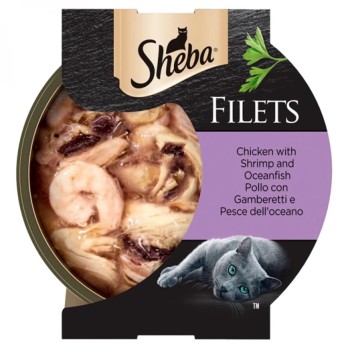 SHEBA FILETS ΚΟΤΟΠΟΥΛΟ, ΓΑΡΙΔΕΣ & ΨΑΡΙΑ ΩΚΕΑΝΟΥ 32x60g
