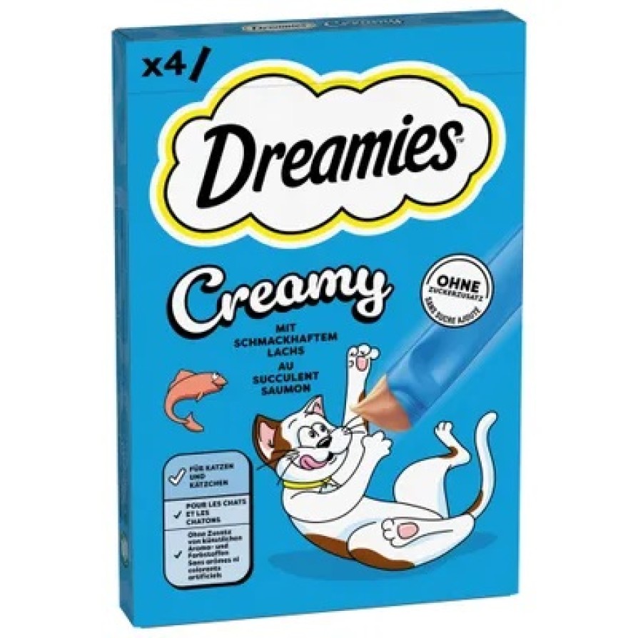 CATISFACTIONS CREAMY ΣΟΛΟΜΟΣ 4*10g ΓΑΤΑ