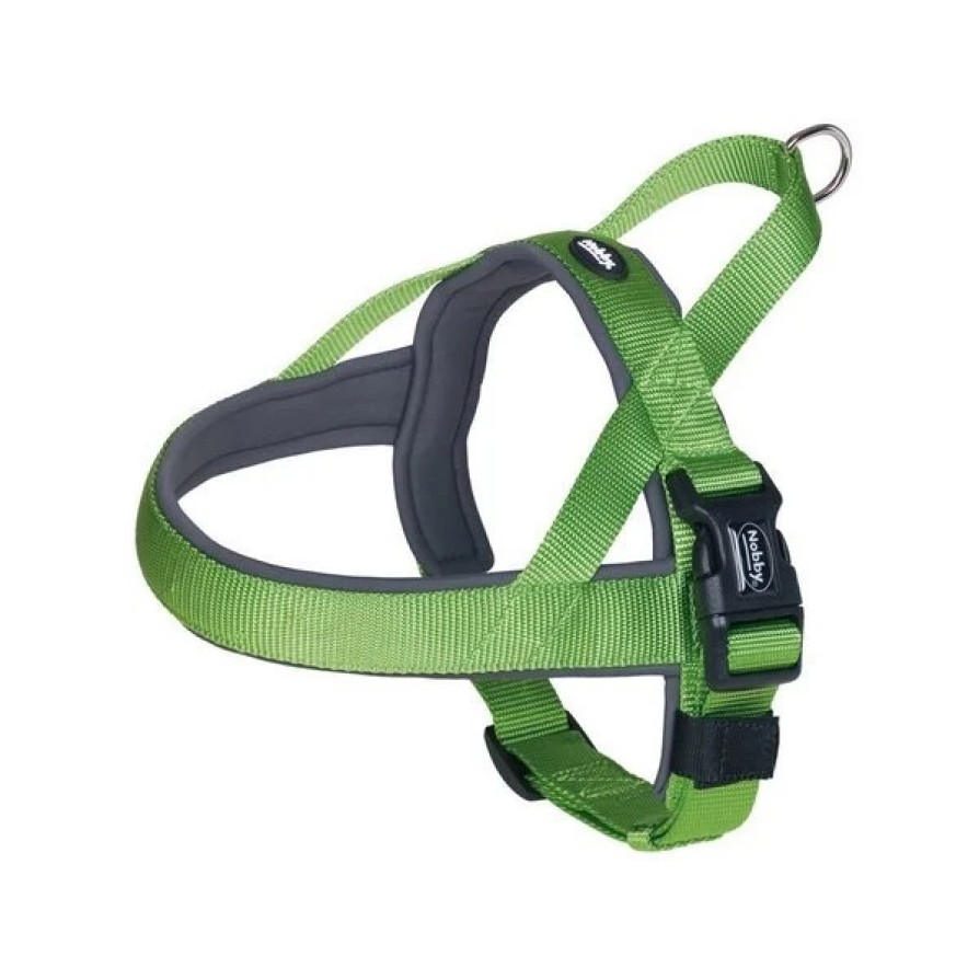 NOBBY ΝΟΡΒΗΓΙΚΟ ΕΠΙΣΤΗΘΙΟ CLASSIC PRENO NEON GREEN-GREY L:75-98cm+62cm, W:40/45mm ΣΚΥΛΟΣ