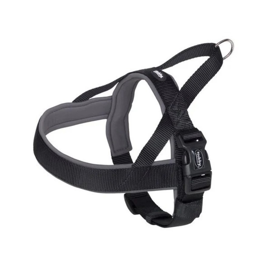 NOBBY ΝΟΡΒΗΓΙΚΟ ΕΠΙΣΤΗΘΙΟ CLASSIC PRENO BLACK L: 68-85cm+54cm W:40/45mm ΣΚΥΛΟΣ