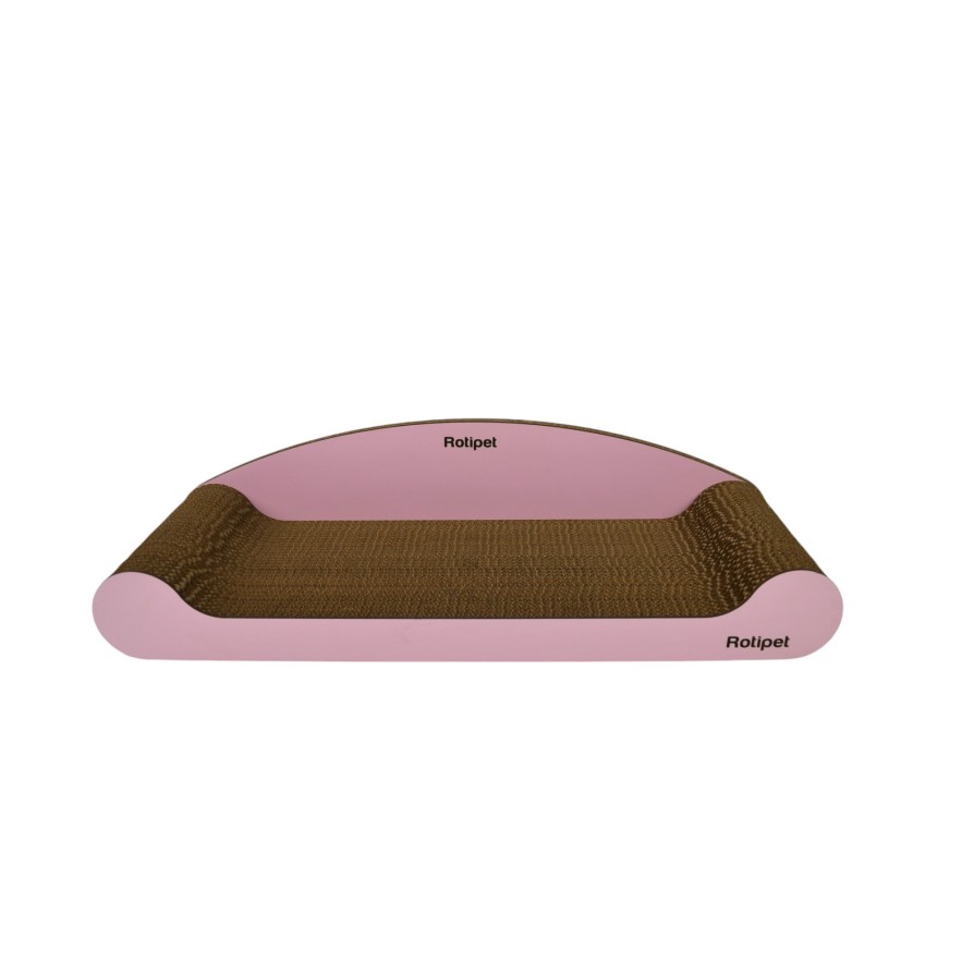 ROTIPET SOFA CAT SCRATCHER MED COTTON PINK 59x21,5x14cm ΓΑΤΑ