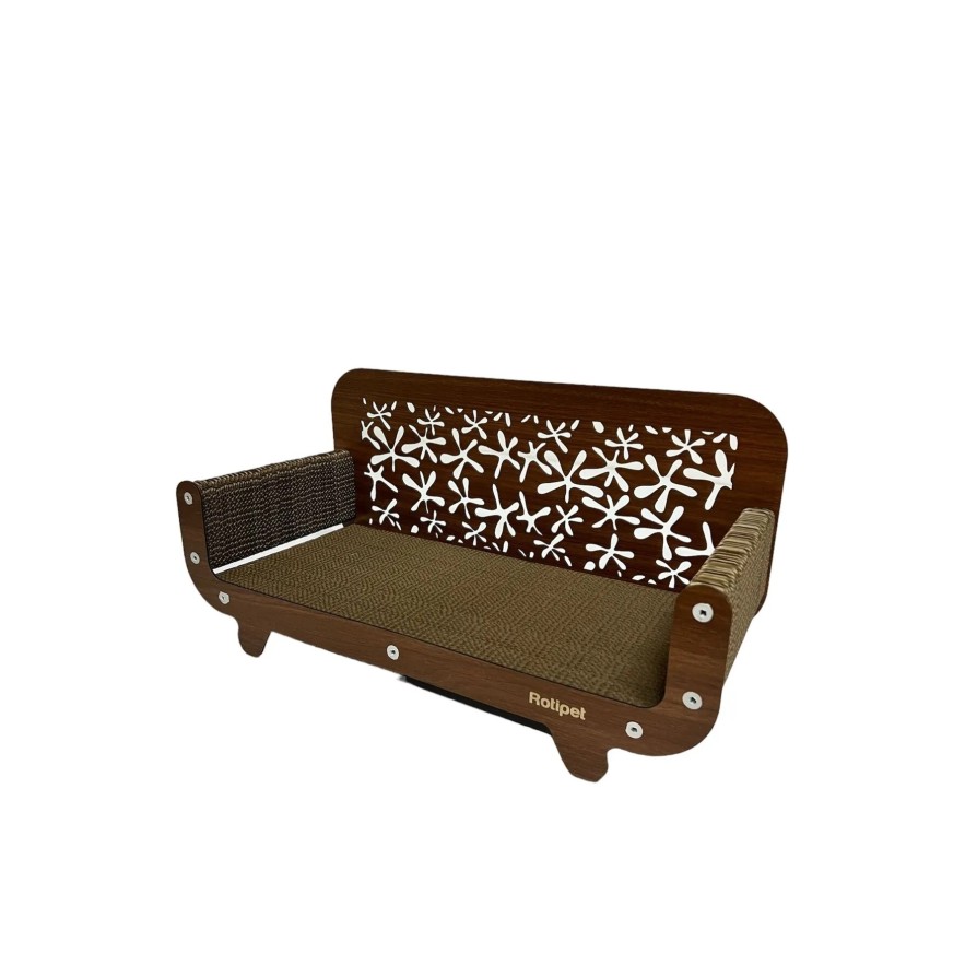 ROTIPET STELLA CAT SCRATCHER ASS. LINE BABY DARK WOOD 59x30x25cm ΓΑΤΑ