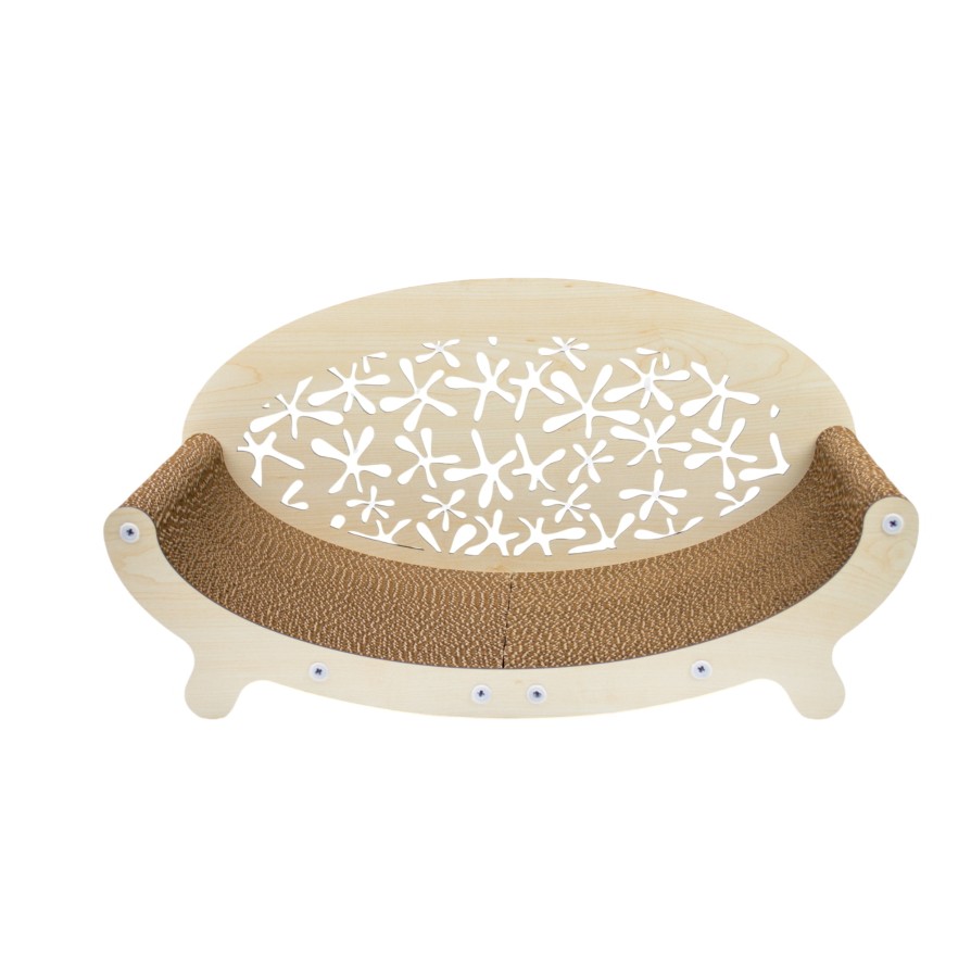 ROTIPET SALLY CAT SCRATCHER ASS. LINE BABY LIGHT WOOD 59x30x25cm ΓΑΤΑ