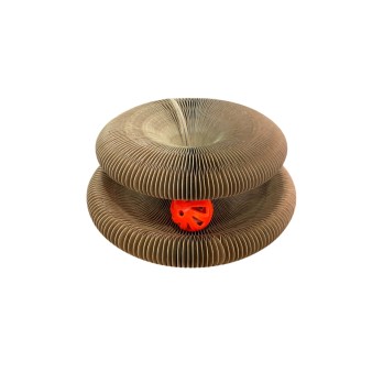 ROTIPET CARDBOARD CAT TOY WITH JINGLING BALL 21x21x11cm