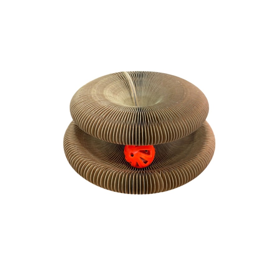 ROTIPET CARDBOARD CAT TOY WITH JINGLING BALL 21x21x11cm ΓΑΤΑ