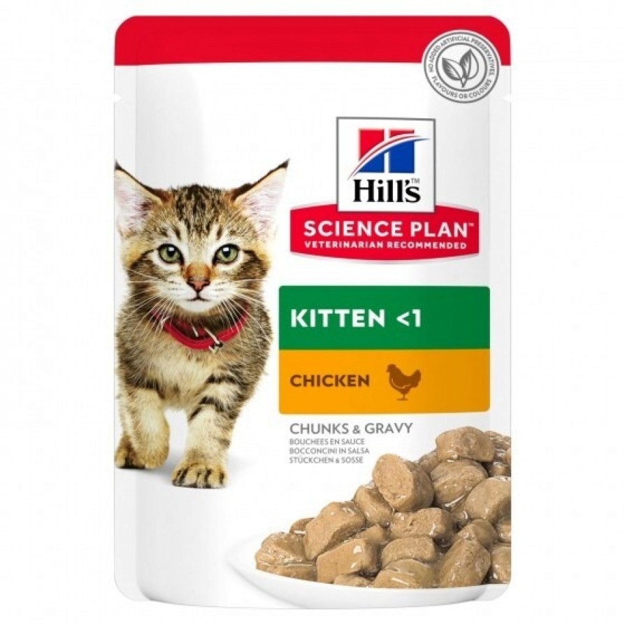 HILL'S SP FELINE Kitten Κοτόπουλο 85gr HILL'S