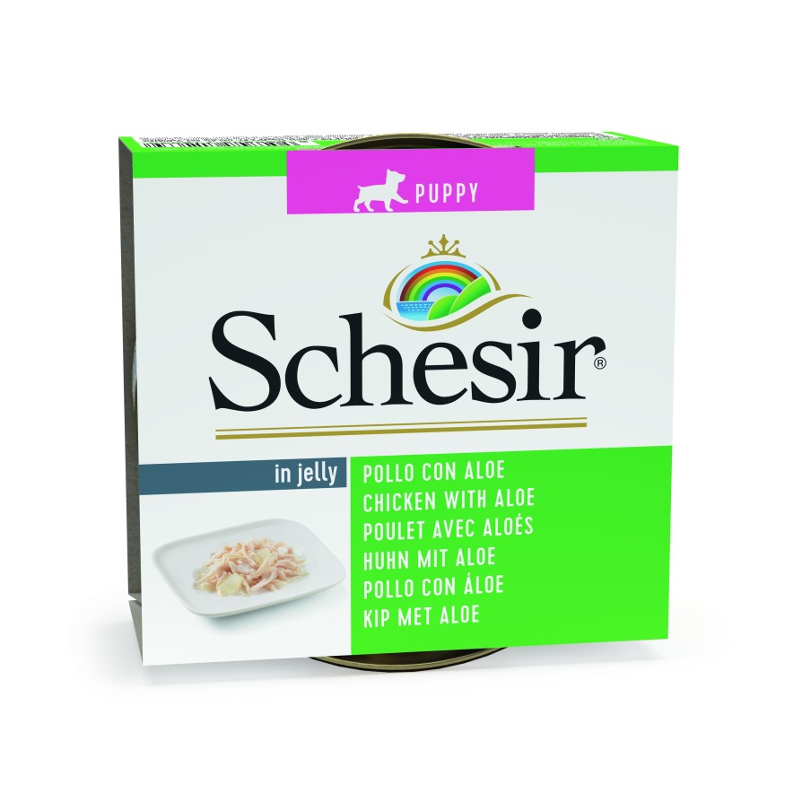 SCHESIR DOG PUPPY σε Ζελέ Κοτόπουλο με Αλόη 150GR SCHESIR