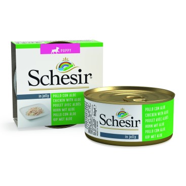 SCHESIR DOG PUPPY σε Ζελέ Κοτόπουλο με Αλόη 150GR