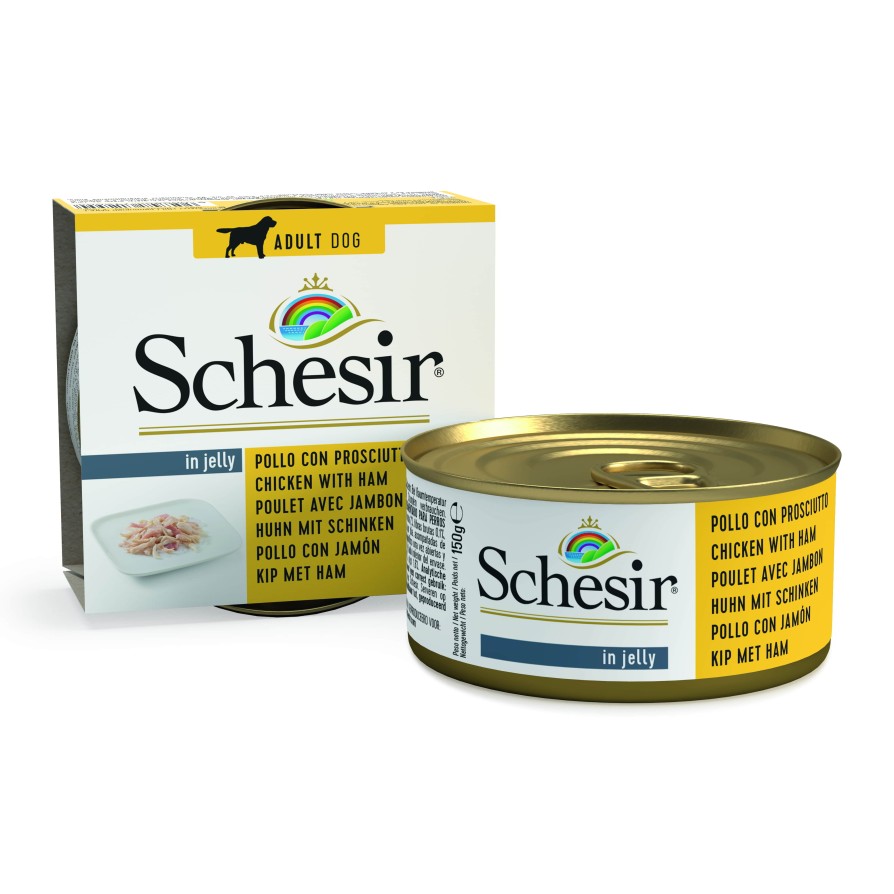 SCHESIR DOG σε Ζελέ με Κοτόπουλο & Ζαμπόν 150gr
