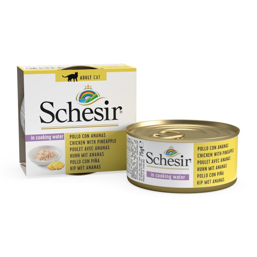 SCHESIR CAT FRUIT ΚΟΤΟΠΟΥΛΟ ΜΕ ΑΝΑΝΑ 75GR SCHESIR