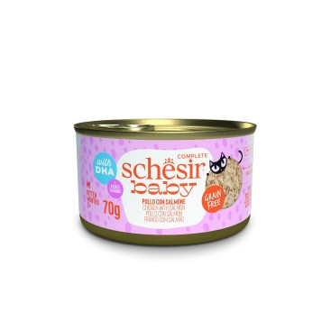 SCHESIR Cat Baby After Dark Wholefood Κοτόπουλο με Συκώτι 70gr
