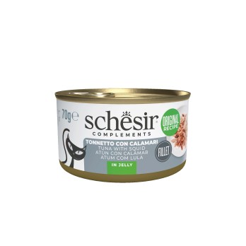 SCHESIR CAT Jel Τόνος με Καλαμάρι 70gr