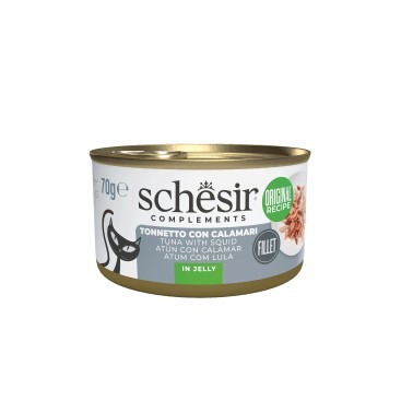 SCHESIR CAT Jel Τόνος με Καλαμάρι 70gr