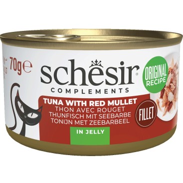 SCHESIR CAT Jel Τόνος με Μπαρμπούνι 70gr