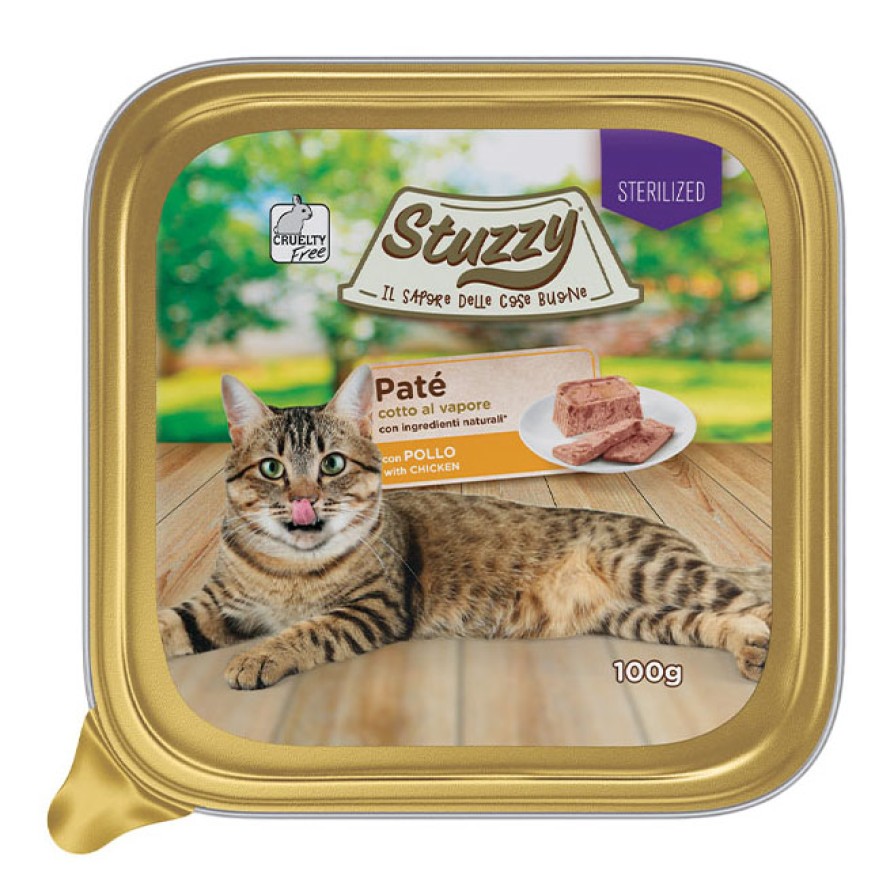 Stuzzy Cat Pate Sterilized Κοτόπουλο 100gr STUZZY