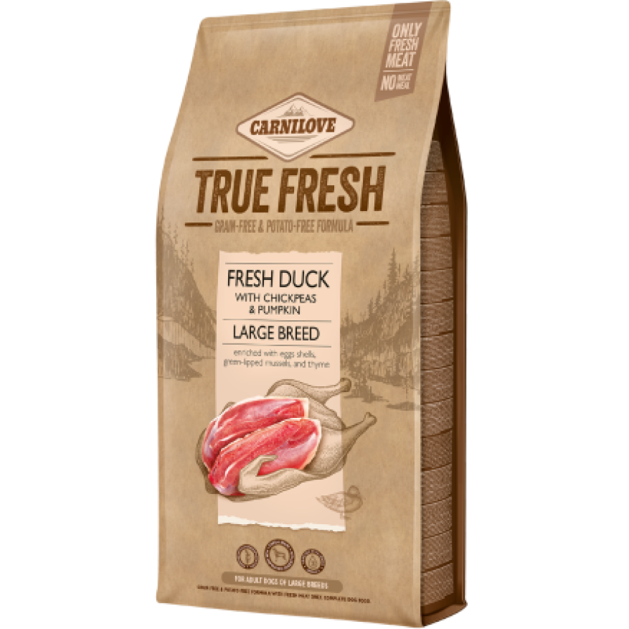 CARNILOVE TRUE FRESH ADULT LARGE DUCK 4KG ΣΚΥΛΟΣ
