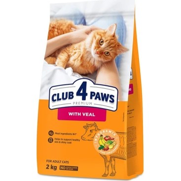 Club 4 Paws Cat Adult Veal 2kg