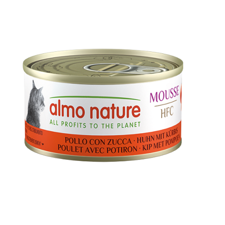ALMO NATURE Mousse with Chicken Fillet & Pumpkin 70gr ΓΑΤΑ