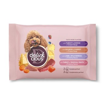 Delickcious Dog Multipack (2x85g+2x80g)