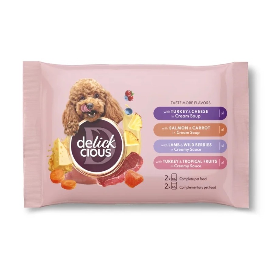 Delickcious Dog Multipack (2x85g+2x80g) ΣΚΥΛΟΣ