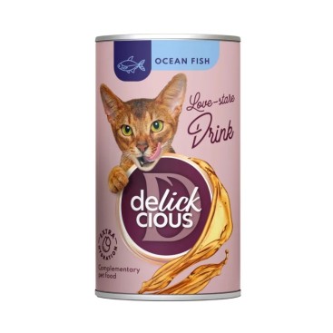 Delickcious Cat Drink Ocean Fish 140gr