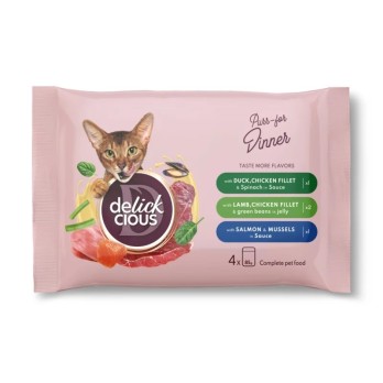 Delickcious Cat Multipack (4x85g)