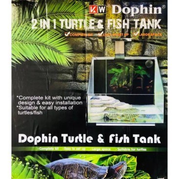 DOPHIN TURTLE TANK LED 38M X 34Υ X 38Π