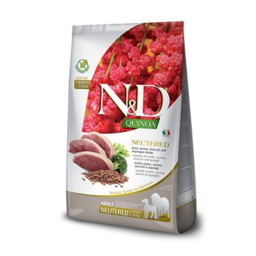 N&D DOG QUINOA DUCK NEUTER MED/MAX 12KG