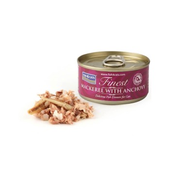 Fish4Cats Finest Mackerel & Anchovy 70g