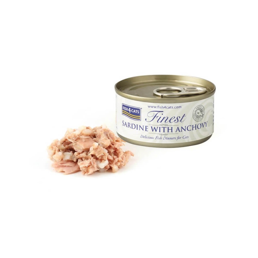 Fish4Cats Finest Sardine & Anchovy 70g FISH4CATS